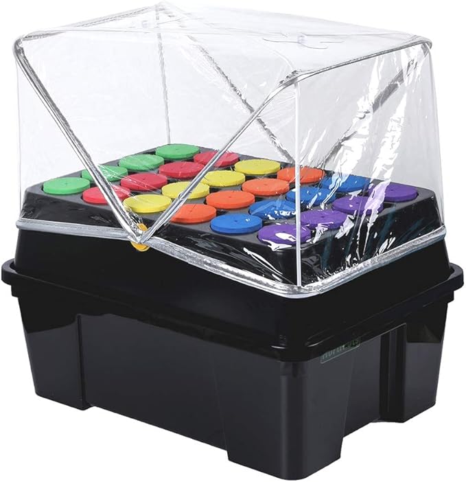 Aeroponic Cloner Machine 24 Site for Cuttings Rooting Using 2 inch Neoprene Inserts or 2 inch Clone Collars