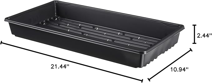 1020 Plant Trays with Holes 10 Pack