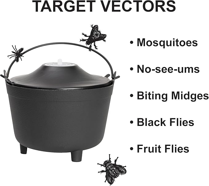 STUCK Pro AGO Mosquito Trap + Decorative Bucket Naturally Attract &amp Capture Container-Breeding Mosquitoes Pet &amp Kid Safe Just Add Water &amp Attractant &amp Place on the Included Vessel