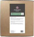 Heirloom Roses Mint Compost100% NaturalTop Soil Amendment for Rose Planting Rich in Micronutrients and Nitrogen for Garden Vegetables and Flowers 26 Quart Box