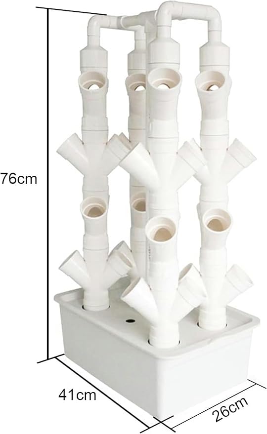 Hydroponic Tower Growing Sytem Garden Hydroponic Growing System Vertical Tower for Fresh Herb Garden Fruits VegetablePlant Tower Gift for Gardening Lover/1pc