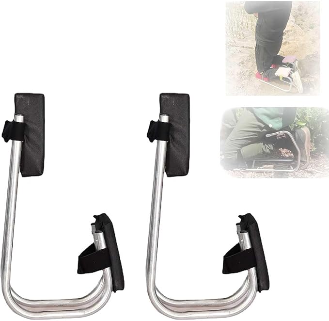 Garden KneelerKnee Seat for Gardening Protecting Knees Gardening Knee Pads Portable Knee Seat Knee Seat for Garden One Leg Knee Sitting Brace with Legged Belt(2pc)
