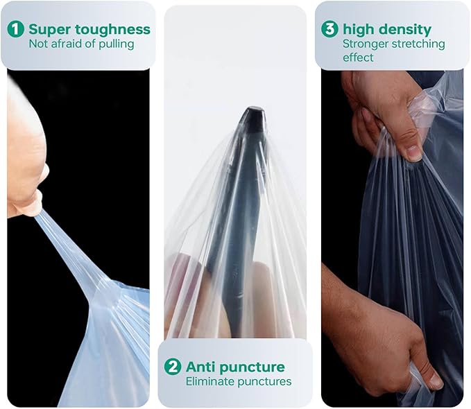 10x26ft Clear Greenhouse Film 6 Mil Heavy Duty Covering with Anti-Drip &amp Anti-Aging 90% Light Transmission Tear-Resistant for DIY Gardening Agriculture and Outdoor Use