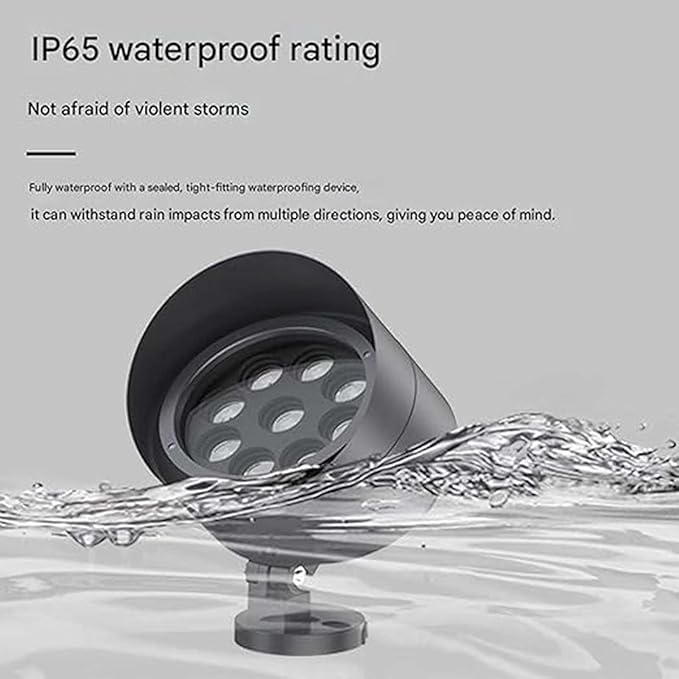 Landscape Lamp - 220V Outdoor LED Spotlight IP65 Waterproof Lawn Projector Floodlight Tree Lighting for Hotel Exterior Wall Contouring Landscaping Projects(B-Neutral Light54W)