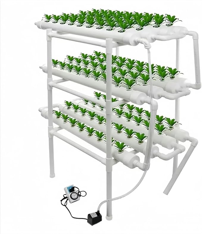 Hydroponics Growing System Tower Garden Hydroponics Growing System Automatic Irrigation System PVC Thickened Joints for Vegetable Fruit Herb