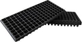 10Pcs 128 Cell Seed Starter Trays Thick Durable Nursery 128 Cell Plug Tray Seedling Flat Plastic Shallow Tray for TD538 1020 Trays (21.26 11.02 Deep 1.89) GGBQ128