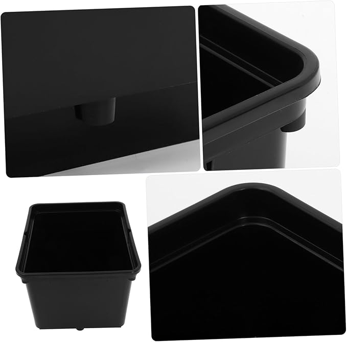 Milisten 1set Hydroponic Soilless Cultivation Buckets for Vegetables Fruits Easy Assembly Growing Box for Balcony Greenhouse Material No Lid