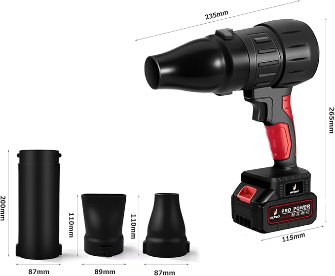 Compressed Air Duster Mini Turbo Violent Fan Handheld Cordless Leaf Blower 35000RPM Portable Electric Rechargeable Blower for Lawn Patio Car Home