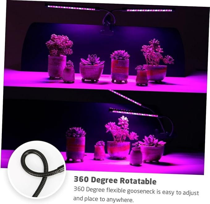 POPETPOP 9w Full Grow Lamp Timing Led Plant Grow Light Bulbs Dimmable Levels for Indoor Plants Garden