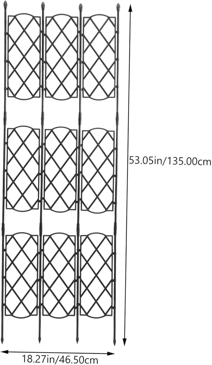 Flower Trellis Metal Garden Trellis Sturdy Support for Climbing Vines Decorative