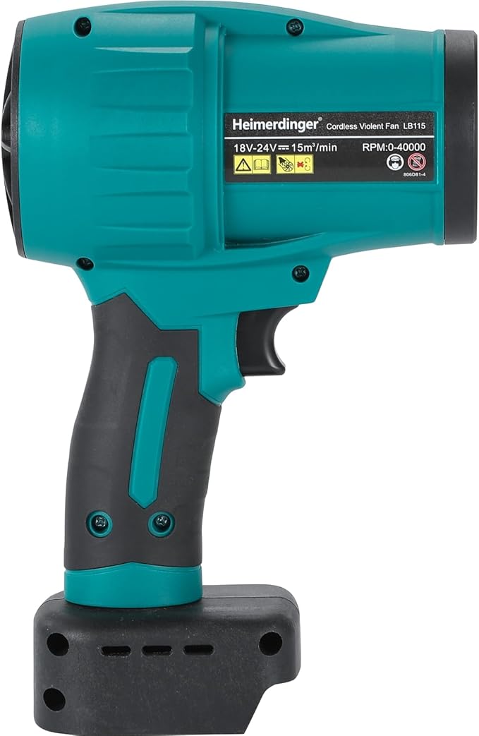 Jet Dry Mini Blower Compatible with Makita 18V BatteryHandheld Brushless Air Blower (Blower with Battery)