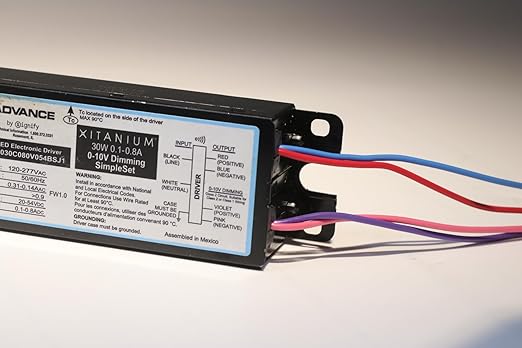 XI030C080V054BSJ1 - Advance 30 Watt LED Driver - 120-277V