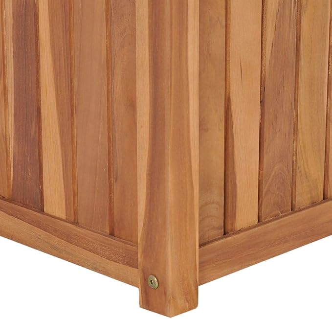 Raised BedGarden DecorationBackyard Raised BedsFreestanding PlantersGardening AccessoriesHerb Plantersfor BalconiesTerracesGardensPatiosLawn15.7x15.7x15.7 Solid Wood Teak