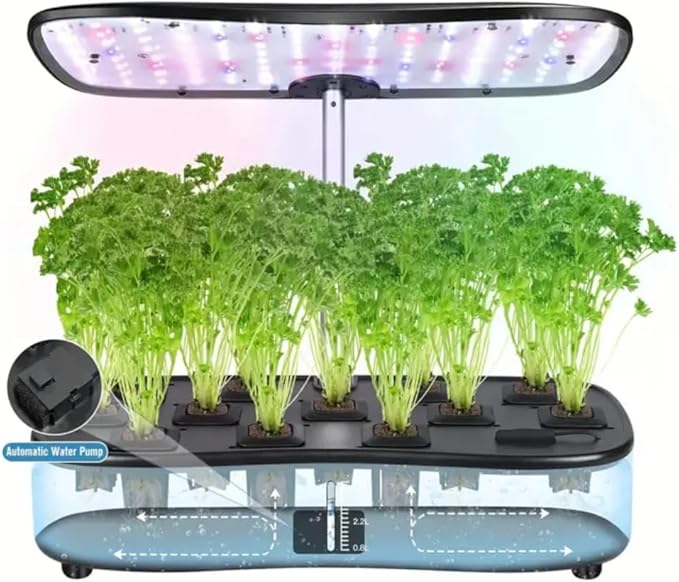 SEDLAV Hydroponic Indoor Garden Hydroponic System with LED Grow Light Hydroponics Growing System (1)
