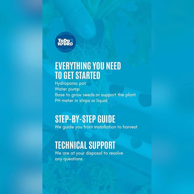 Hydroponic Kit N9 NFT System for 32 Plants Complete Indoor Garden with Nutrients Seeds &amp Accessories