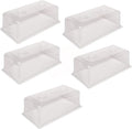 SUNPACK Sundome Plastic Multi-Vented Humidity Dome Clear 7 (Pack of 5) - Ideal for Greenhouses or Indoor Growing Able to Adjust Humidity with Vents