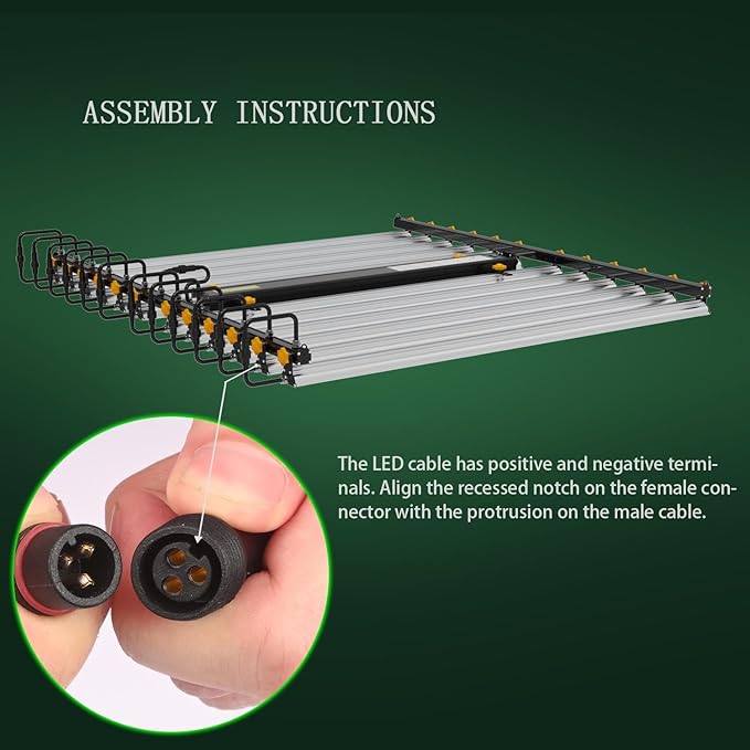 PEPPER FARM LED Grow Light PF12000 Dimming Sunlike Full Spectrum Growing Lamps for Seedlings Veg Bloom in Grow Tent Greenhouse Daisy Chain