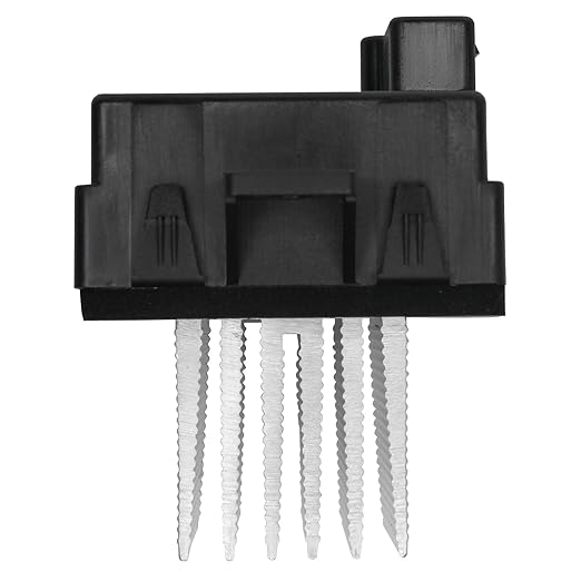 HVAC Blower Motor Resistor - Compatible with Ford Lincoln and Mercury - Replaces 973-057 6E5Z19E624AA 8E5Z19E624A JA1712 4P1589 - Fusion 2010-2012 10-12 MKZ 2010 2011 Milan Dual Zone ATC