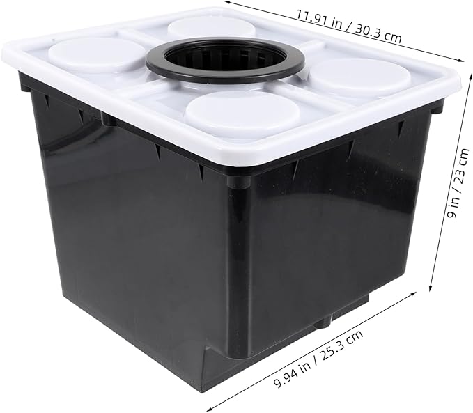 Soilless Cultivation Hydroponic Basket Durable Plant Growth Bucket for Greenhouse Easy Installation for Vegetables and Fruits for Indoor and Outdoor Gardening