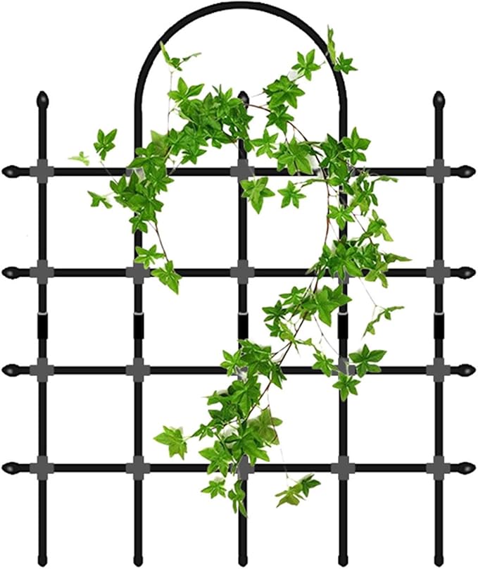 Garden Trellis And Tomato Cages Plant Supports Plant Trellis For Climbing Plants Indoor Outdoor Plant Cages For Flower Vegetable Vines Plant Trellis For Potted Plants(Color:BlackSize:180cm/70.8