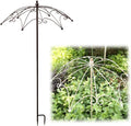 Metal Garden Trellis Plant Supports for Potted Plants Indoor for Climbing Vines Tomato Flower Vegetable Rose 93cm High Do Old Green(Bronze)