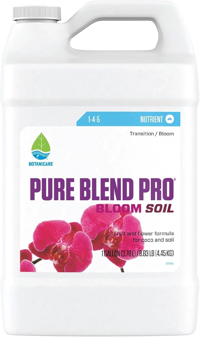 Botanicare Pure Blend Pro Bloom Soil Nutrient for Fruit and Flowers 1-4-5 1 gal.