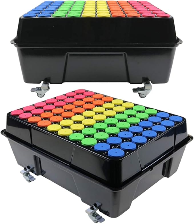 HORTIPOTS Cloning Machine Aeroponic Cloner System 70 Site for Plant Cuttings Using 1.625 inch Neoprene Clone Inserts (1-5/8 inch)