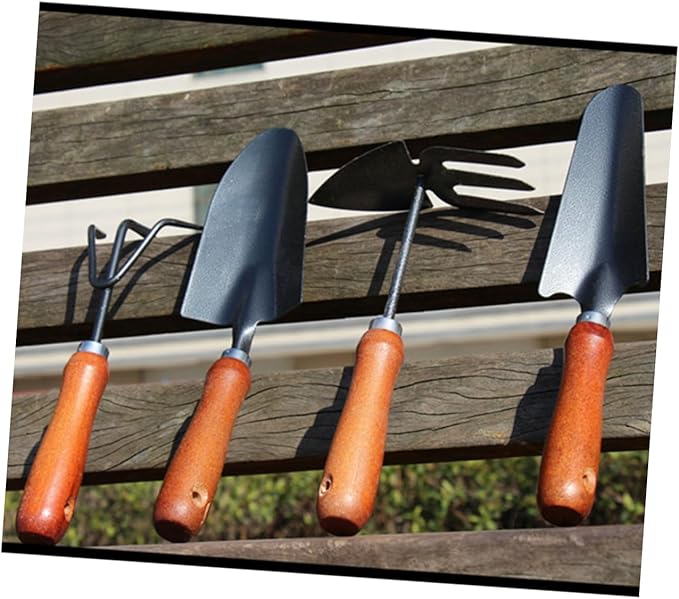 VICASKY 12pcs Mini Garden Tool Set Thicken Iron Spade and Shovel for Planting Weeding and Cultivating and Lightweight Gardening Tools for Plant