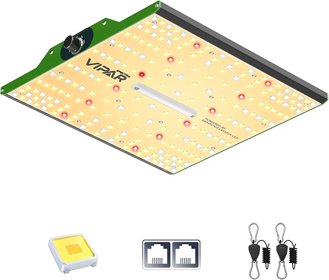 VIPARSPECTRA P1000 LED Grow Light for Seed Starting Vegetables Bloom Dimmable Plant Lights Dimming Daisy Chain Grow Lights for Indoor Plants Full Spectrum for 3x3/2x2 Grow Tent