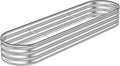 GreatBuddy Galvanized Raised Garden Bed 8×2×1ft Easy Assembly Outdoor Metal Planter Boxes for Vegetables Flower Herb Anti-Rust&amp Weather-Resistant Oval Silver