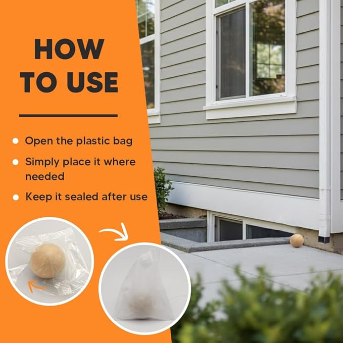 Squirrel Repellent Outdoor Squirrel Deterrent for Garden Chipmunk Repellent Outdoor Squirrel Away Squirrel Repellent for Attic/Trees/YardPeople/Pet/Plant Friendly-8Packs