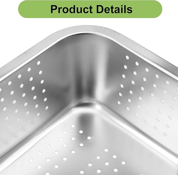 2 Set (4 Pack) Stainless Steel Sprouting Tray 13 x 9 inches Stainless Steel Germination Trays for Indoor Microgreens Broccoli Sprouts &amp Wheatgrass