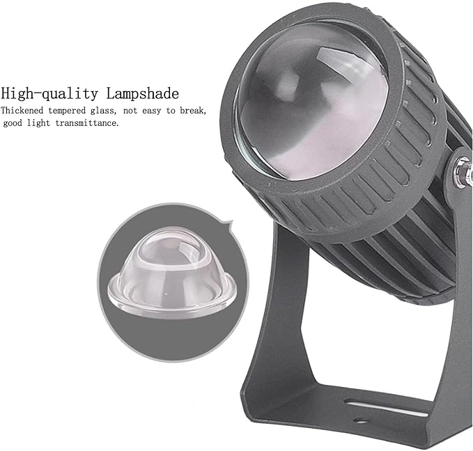 Outdoor Spot Lights - Long Distance Floodlight 10W Rotating Narrow Spotlight Led Beam Light IP65 Waterproof Wall Washer Outdoor Architectural Wall Lamp LED Landscape Lighting(BlueB-(AC85-265V))