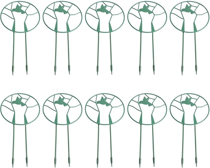 10Pack Garden Trellis for Potted Plants-Plastic Climbing Plant Support Trellis