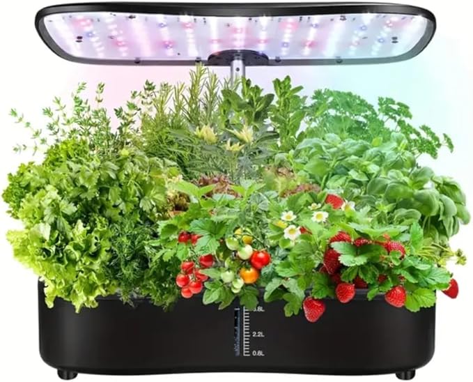 SEDLAV Hydroponic Indoor Garden Hydroponic System with LED Grow Light Hydroponics Growing System (1)