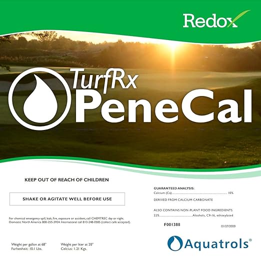 Aquatrols Redox TurfRx PeneCal Improves Soil Structure &amp Overall Soil Health 2.5 Gallons