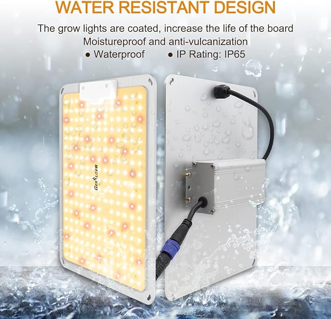 LED Grow Light SP1000 Sunlike Full Spectrum Dimmable Plant Lights with Thermometer Hygrometer Growing Lamps for Indoor Plants Seedlings Veg Bloom 2x2/3x3 Ft Coverage