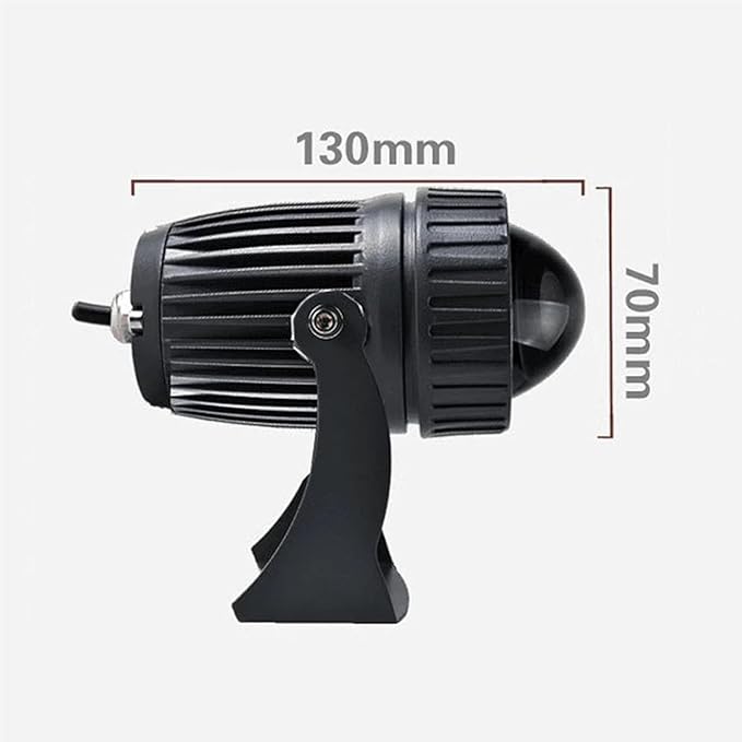 Narrow Beam Floodlight - Outdoor LED Beam Spotlights IP65 Waterproof Lighting Beam Lamp Adjustable Long Distance LED Spot Light(Red)