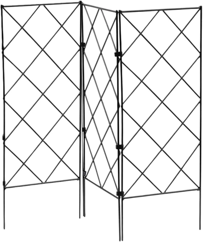 Climbing Plants Garden Trellis Flower Stand Versatile Metal Plant Holder Vine Support Rack for Outdoor Indoor Clematis Rose 3pcs