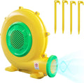 750W Bounce House Blower Powerful Air Blower for Inflatables Portable Bubble House Blower Pump Fan for Inflatable Bouncy Castle Jumper Water Slide Leaf Blower Corded(750Watt 1HP)