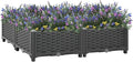 Raised BedGarden PlantersGarden PlantersGarden CenterpiecesGarden BedsRaised Beds for Growing FlowersHerbs and Fruits31.5x31.5x9.1 Polypropylene