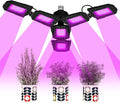 250W Indoor Full Spectrum Growth Lamping Bulb Red Blue Seedling Hydroponic Fill Lighting 6-Leaf Foldable Greenhouse Tent Planting Box UV/IR Vegs Flower and Fruit Cactus Potted Moss Cultivation Lamp