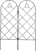Garden Trellis for Climbing Plants for Climbing Plants Metal Rustproof Plant Support Trellis for Potted Plants for Climbing Plant Flower Rose Clematis Morning Glory Peony (2)