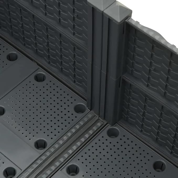 vidaXL Raised Bed 31.5x31.5x15 Polypropylene