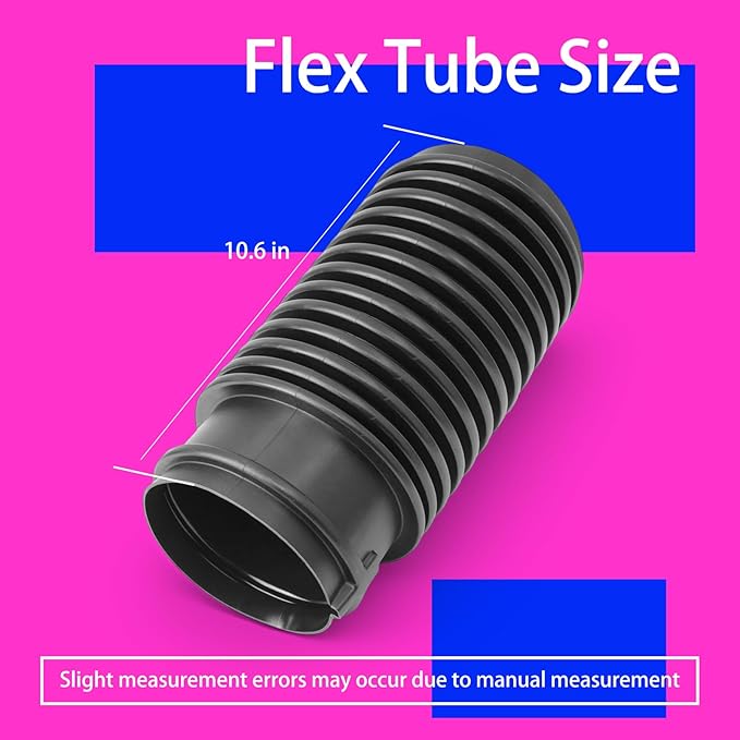 42827016102 Pleated Hose for Flex Tube Compatible with Stihl BR450 BR700 BR800 BR800X BR800C Backpack Blowers Replace 4282 701 6102 4282-701-6102 Blower Parts Replacement Black