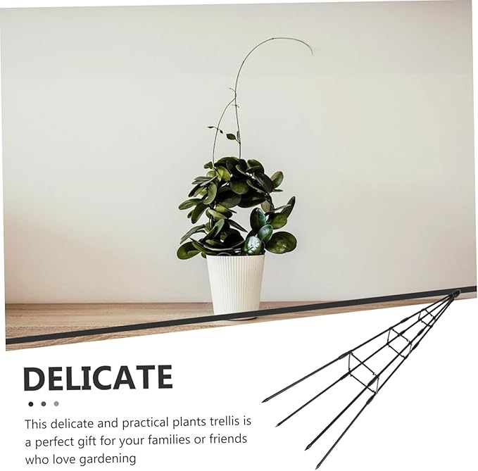 UPKOCH 1set Plant Climbing Trellis for Vines Outdoor Garden Support Stand for Potted Plants and Houseplants Easy to Use Sturdy Frame Design