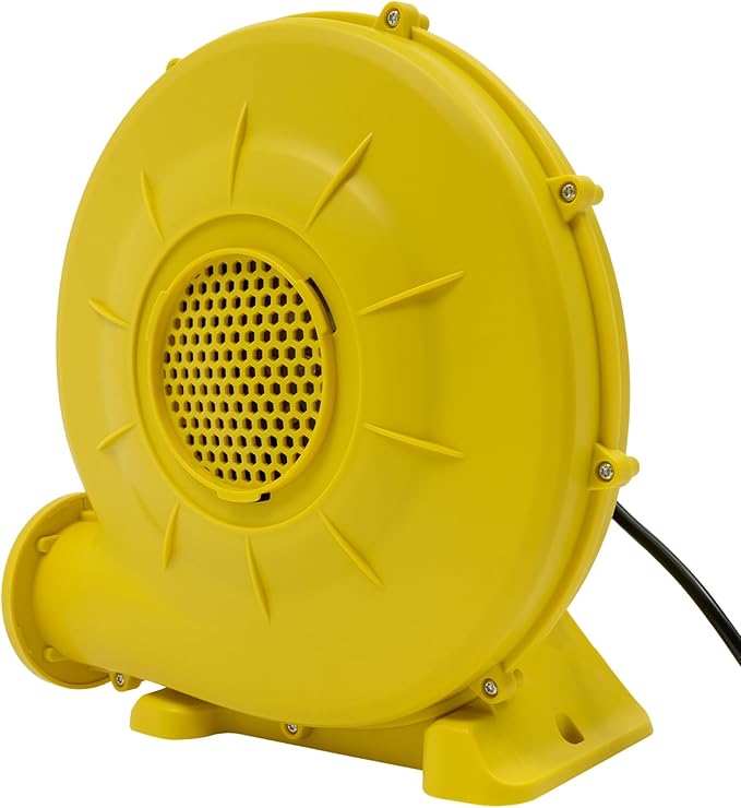 Air Blower Pump Fan 2150Pa Air Blower Jumping Bed Inflator Powerful Inflatable Bounce House Blower for Inflatable Water Slide Bouncy Castle Bounce House Speed 3250RPM 1118CFM Air Volume