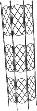 Metal Garden Trellis Climbing Plant Support Rack for Vines Roses Peas Sturdy Outdoor Patio Plant Growth Support Frame for Lawn Courtyard Gardening
