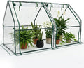 Gardzen Mini Greenhouse Portable Cold Frame Green House Indoor Outdoor Small Greenhouse for Seed Starting &amp Plant Protection 71.7(L) x36.2(W) x42.5(H)