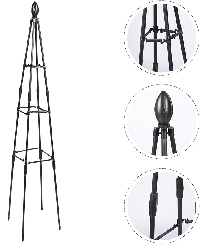 BESPORTBLE Garden Trellis Climbing Rack for Outdoor and Indoor Plants Sturdy Frame Plant Support Stand for Vines Vegetables and Potted Flowers Gardening Accessory and Decoration